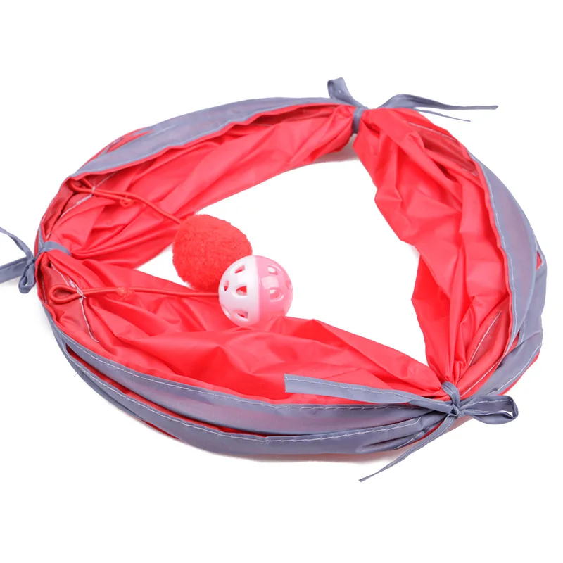 6 Color Funny Pet Cat Tunnel 2 Holes Play Tubes Balls Collapsible Crinkle Kitten Toys Puppy Ferrets Rabbit Play Dog Tunnel Tubes 6 Color Funny Pet Cat Tunnel 2 Holes Play Tubes Balls Collapsible Crinkle Kitten Toys Puppy Ferrets Rabbit Play Dog Tunnel Tubes