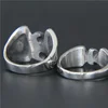 New Design Cool Wheel Wings Ring 316L Stainless Steel Large Size Mens Ring Fashion Punk Small Women Wings Ring 5