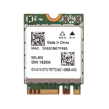 Wireless-AC Dual band 867Mbps Bluetooth 4.1 DW1820A 802.11ac M.2 NGFF WIFI Card Broadcom BCM94350ZAE Wlan Better BCM94352 Wireless-AC Dual band 867Mbps Bluetooth 4.1 DW1820A 802.11ac M.2 NGFF WIFI Card Broadcom BCM94350ZAE Wlan Better BCM94352