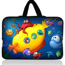 Популярная Рыба 1" Сумка для ноутбука чехол+ спрятанная ручка для 17,3" hp Dell Asus sony Toshiba