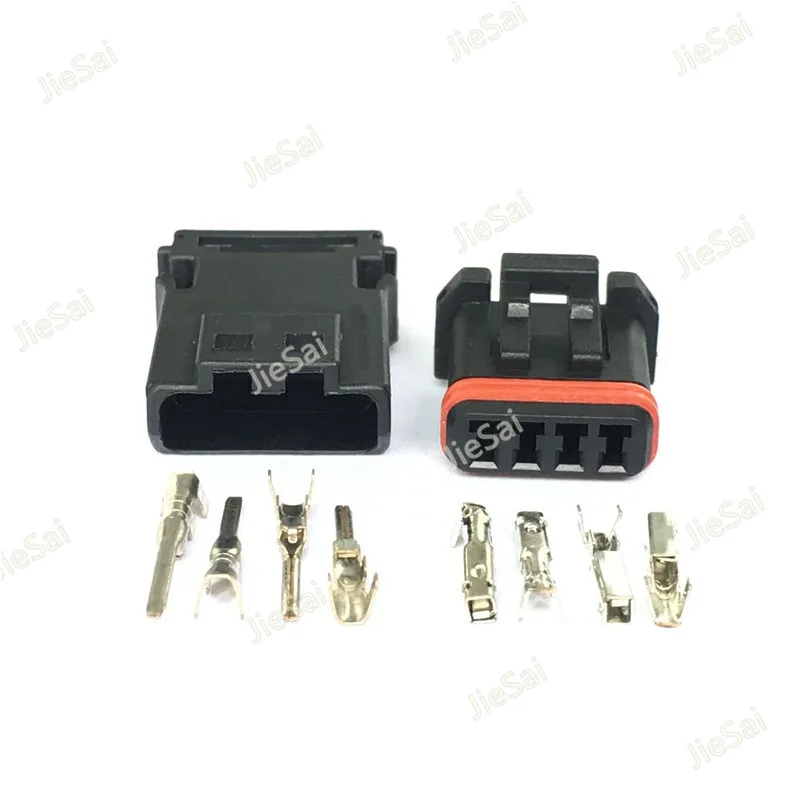4 Pin Female Male Electrical Automotive Connector For Auto Wiring