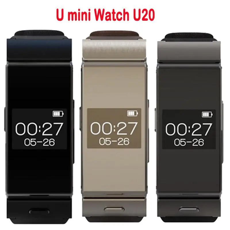 Uwatch U MINI Bluetooth Smart Watch BT4 0 Earphone Sleep Monitor Leather Straps font b Smartwatch