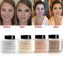 Рассыпчатая пудра для макияжа полупрозрачная пудра масло-Управление натуральный ингредиент фиксирующая пудра Водонепроницаемый