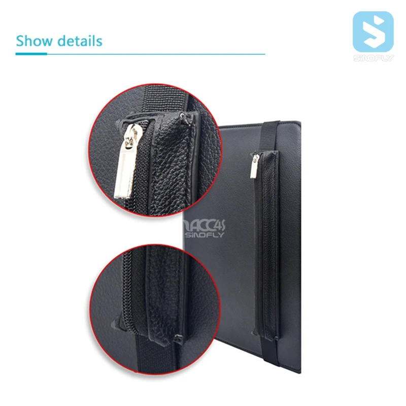 imágenes para PU Funda de piel Cubierta Soporte De La Bolsa Con Cremallera Bolsa de La Manga para Apple Lápiz imágenes para PU Funda de piel Cubierta Soporte De La Bolsa Con Cremallera Bolsa de La Manga para Apple Lápiz