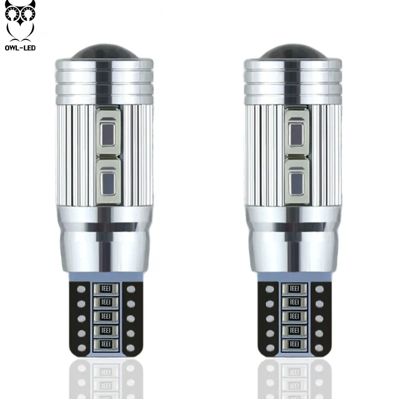 2 шт. стайлинга автомобилей авто светодиодный T10 Canbus 194 W5W 10 SMD 5630 Светодиодный