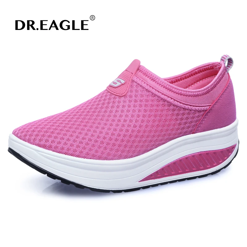 Women running shoes Breathable Lightweight Lose Weight ...