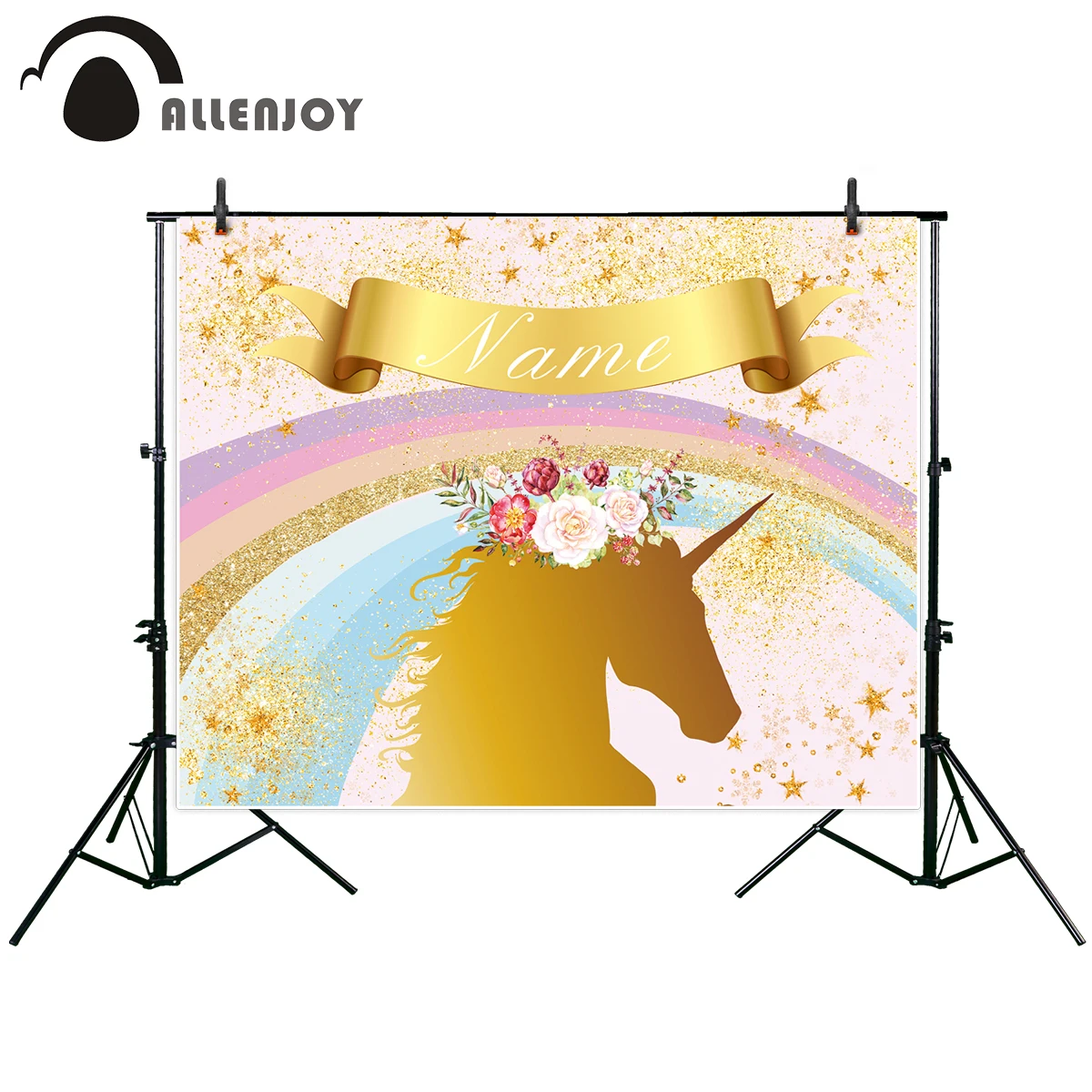 Download Allenjoy unicorn birthday party photography backdrop ...