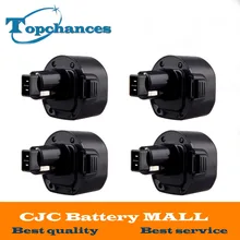 4PCS High Quality 9 6V 3 0Ah NI MH Replacement Power Tool Battery for Dewalt DE9062