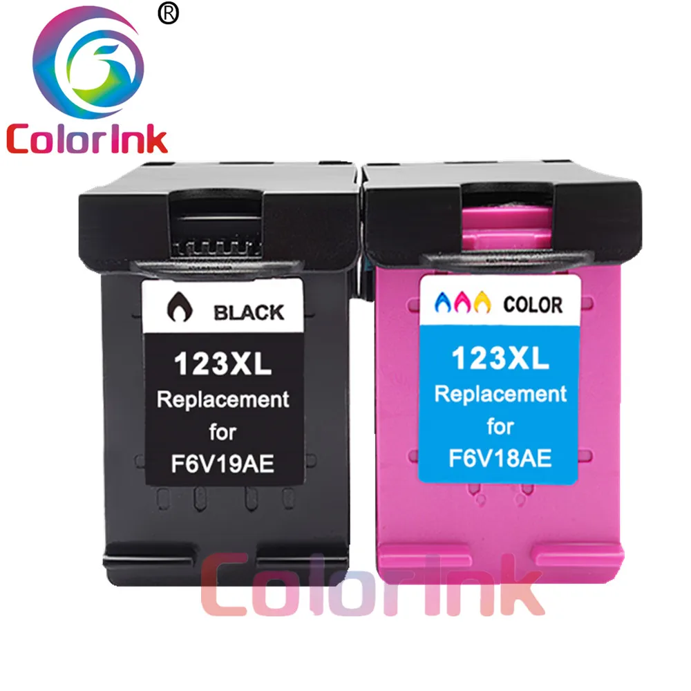 

ColoInk 2Pack 123XL Refilled Ink Cartridge Replacement for HP 123XL Deskjet 1110 2130 2132 2133 2134 3630 3632 3638 4520 4522