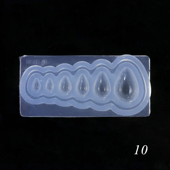 1 шт 3D резьба силиконовая форма для ногтей штамповка Камелия/оболочка/галстук-бабочка/звездный узор DIY УФ-гель акриловые кристаллы шаблоны для ногтей CH092 - Цвет: 10