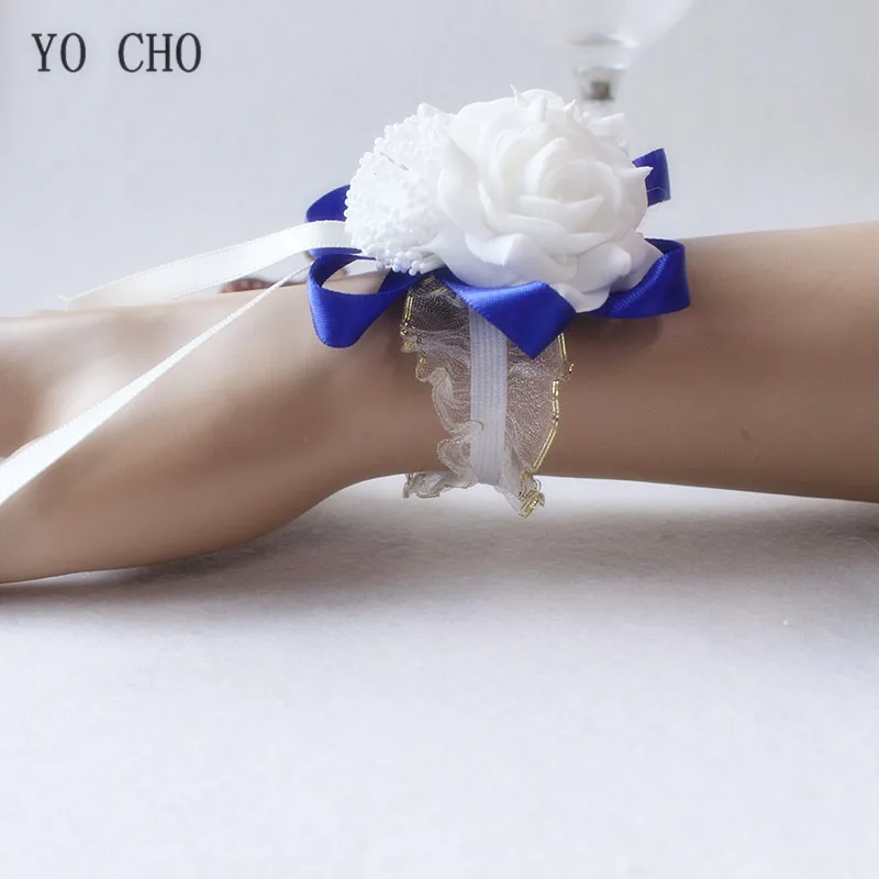 wrist corsage bracelet band bridesmaids flowers (66)