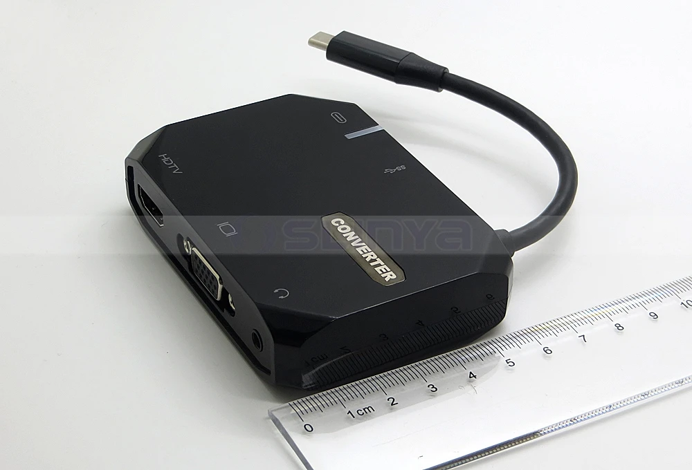 5 in 1type-c  to HDTV converter multifunction adapter 8039190125(21)