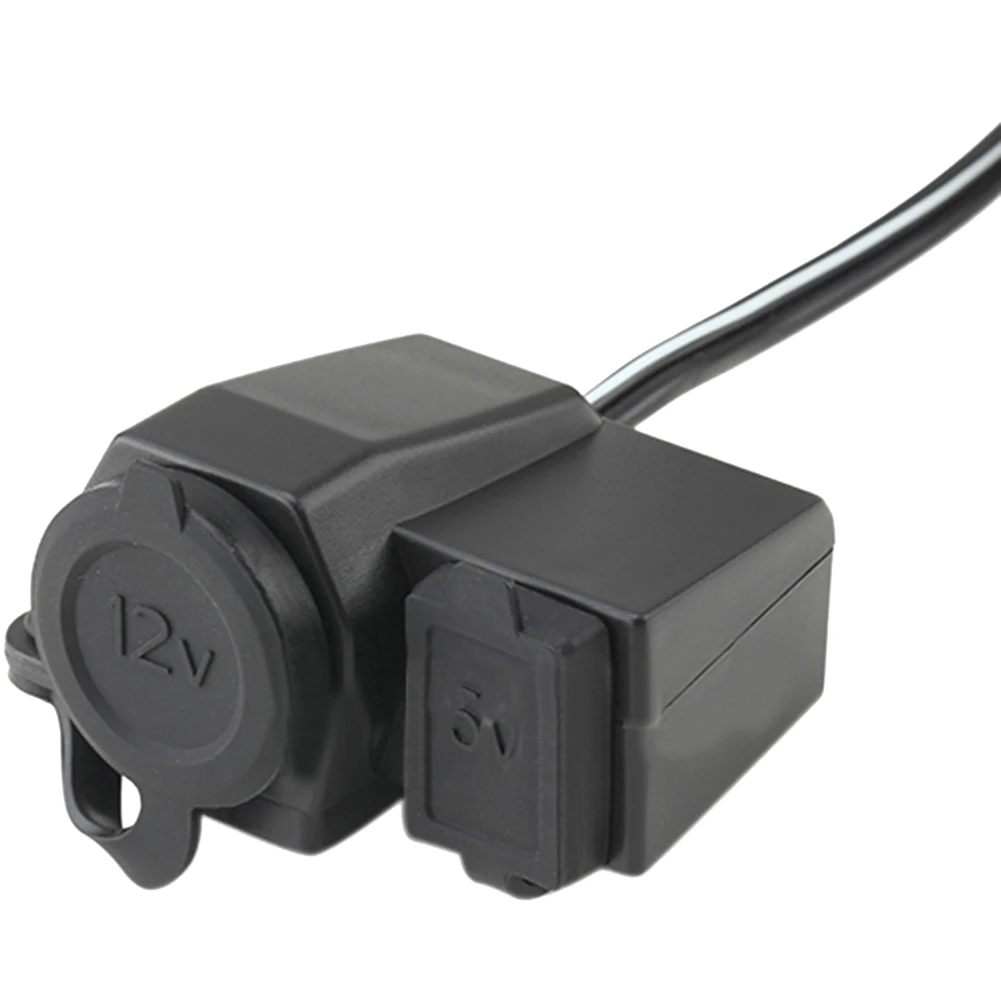 Двойное Usb зарядное устройство для мотоцикла прикуриватель Универсальный USB Автомобильное зарядное устройство с автомобильным дисплеем напряжения для iphone7 8 Sumsung Xiaomi