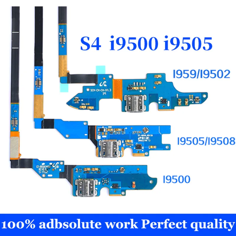 

USB charger charging port dock connector Flex cable for Samsung GALAXY S4 I9505 I9500 with Mic microphone