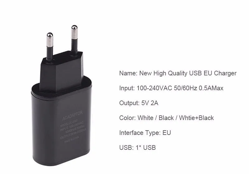 Высокое качество, 5 В, 2 А, EU, US, UK Plug, USB быстрое зарядное устройство для мобильного телефона, настенный адаптер питания для путешествий для iPhone 6, 7 Plus, samsung, S7edge