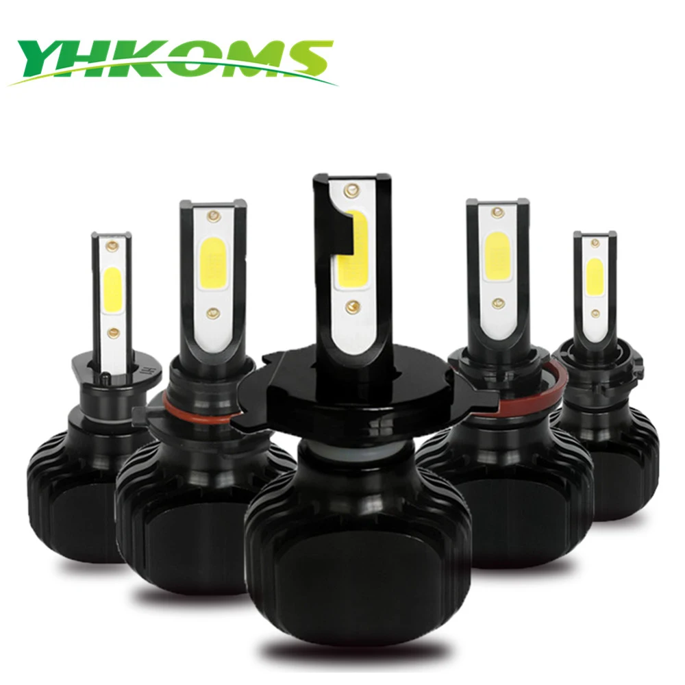 Автомобильная светодиодная лампа YHKOMS D1S D2S D3S D4S светодиодный H3 H4 H8 H9 H11 H13 H16 9005 HB3 9006