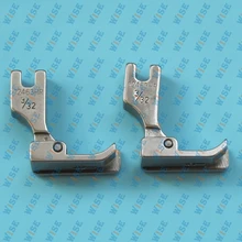 Hinged Right Raising Presser Foot With Guide for Top Stitch 12463H 3 32 2PCS