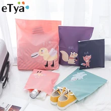 ETya дорожный Органайзер портативного хранения сумка женская мужская водонепроницаемая обувь сумки для одежды на шнурке нижнее белье косметички