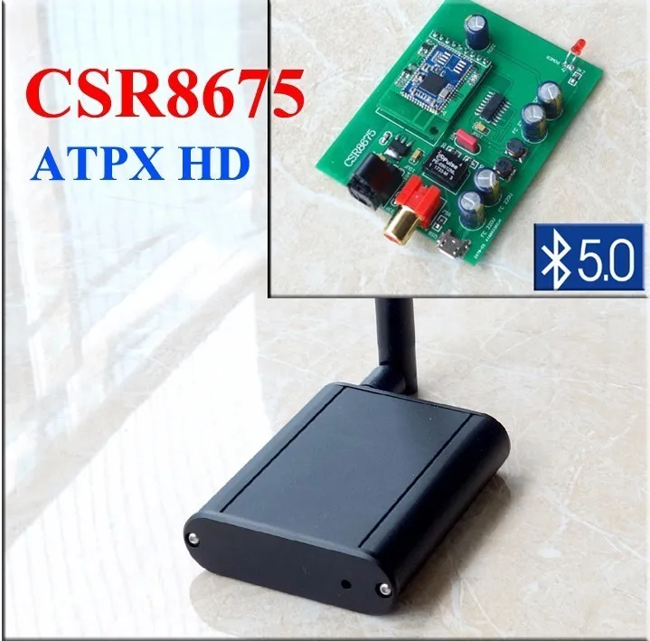 BT60 CSR8675 Bluetooth к коаксиальному оптическому цифровому аудио приемник Интерфейс aptx HD