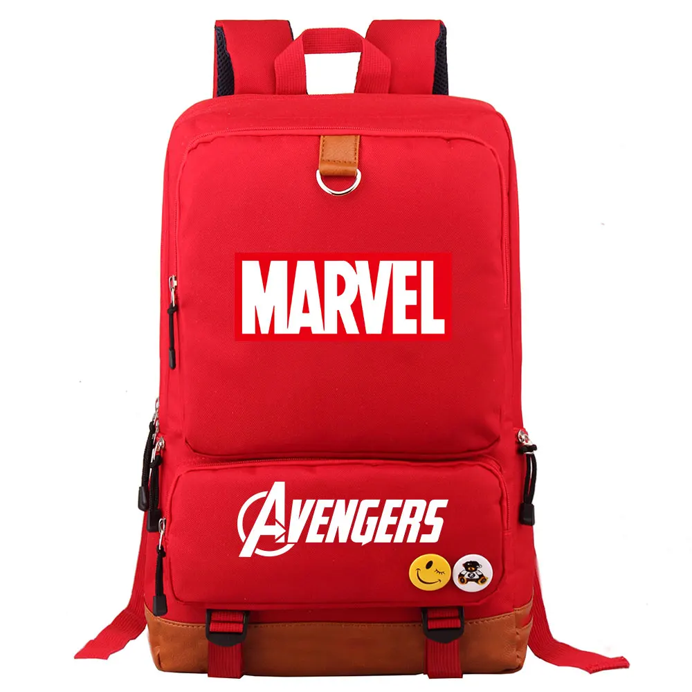 Супергерой танос Мстители эндгейм мальчик девочка школьная сумка женский рюкзак подростковый лоскутный холст мужской студенческий рюкзак для ноутбука - Цвет: 02