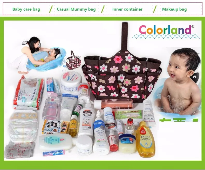 Colorland Водонепроницаемый сумка Детские Организатор внутренний контейнер для мамы Средства ухода за кожей для будущих мам сумка Сумки для