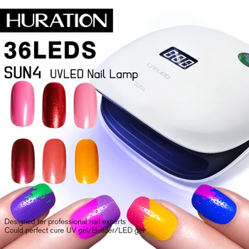 

Huration Drying Fingernail Toenail UV Lamp for Nail Design Machine Curing Art Tools 48W Nail Dryers UV LED Manicure Nail Lamp