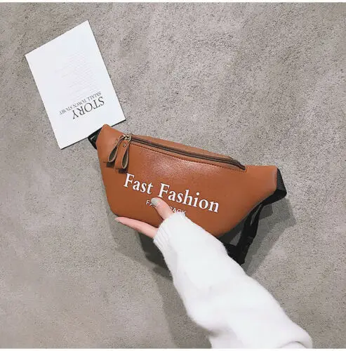 

Leather Waist Bag Letter Men Belt Pack New Fashion Women Handbag Unisex Fanny Pack Ladies Waist Pack Belly Bags Phone Pouch