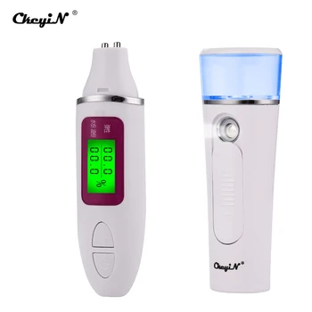 

Household Facial Moisture Tester Analyzer Face Skin Care Tool+Face Sprayer Beauty Instruments Nebulizer Steamer Moisturizing