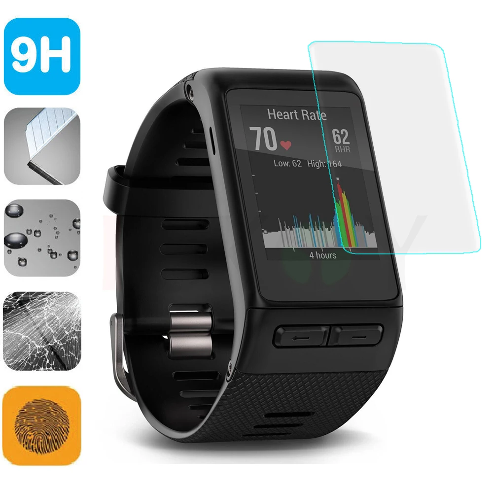 Закаленное защитное стекло 9H для ЖК-экрана Защитная пленка Garmin Vivoactive HR