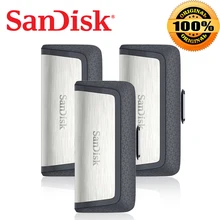 Флеш-накопитель sandisk SDDDC2, 256 ГБ, u-диск, двойной накопитель, USB флеш-накопитель, 128 ГБ, карта памяти type-C, OTG USB 3,1, 64 ГБ, Высококачественная usb-флешка