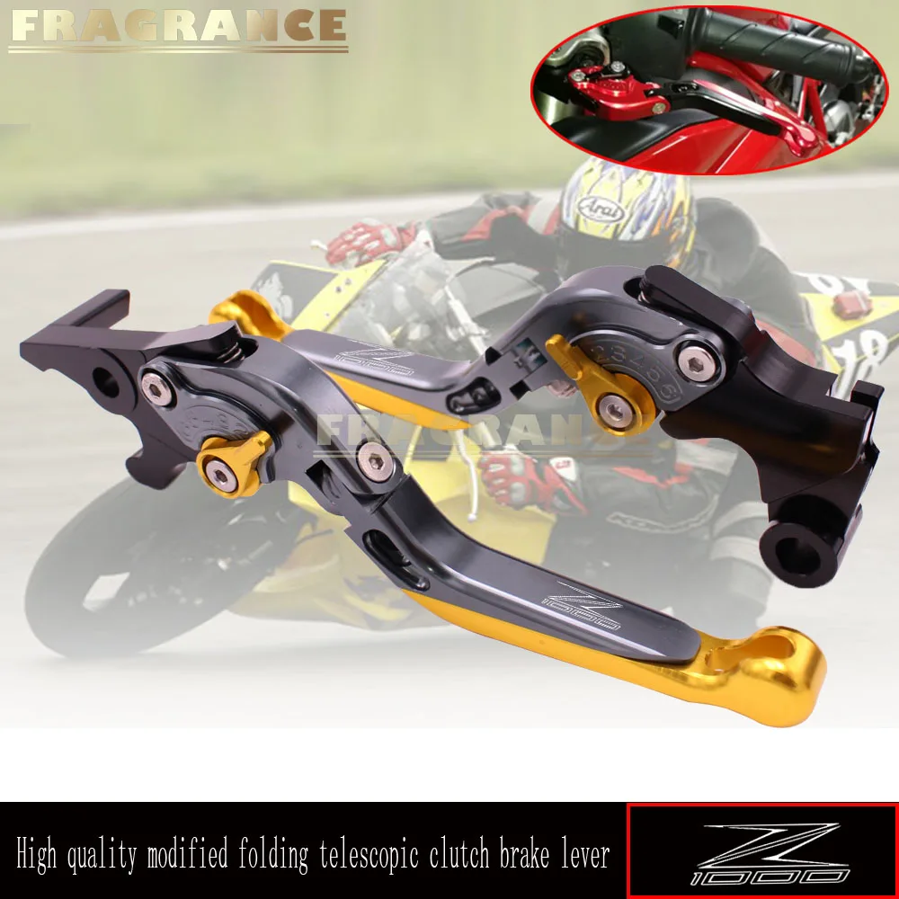 

Motorcycle CNC Folding Adjustable Brake Clutch Levers For kawasaki Z1000 Z 1000 2003 2004 2005 2006 versys 650