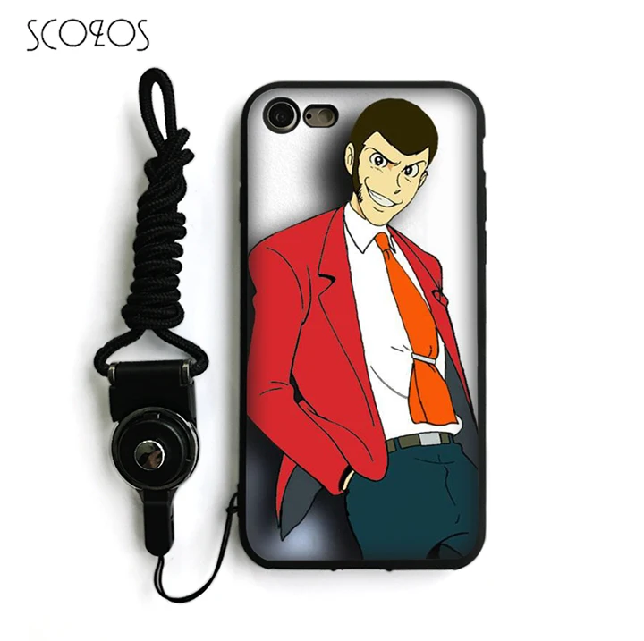 SCOZOS Lupin III Silicone TPU Phone Soft Cover For Iphone X 5 5S Se 6 6S 7 8 Plus #ka146 |