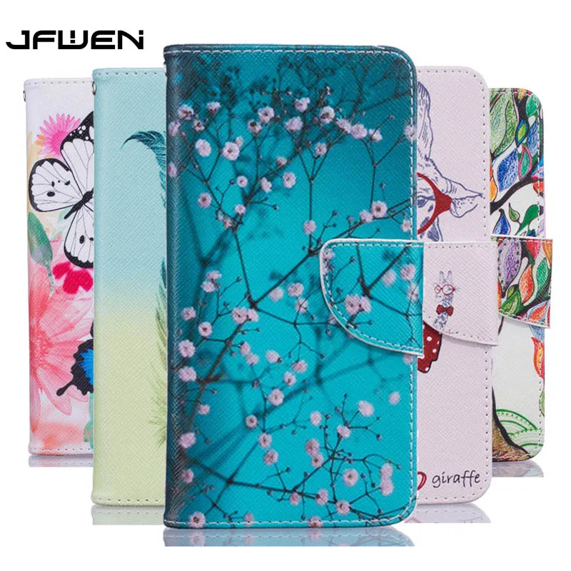 Beli Jfwen untuk iPhone 7 8 6 Plus X XS Max Case Kulit untuk Coque iPhone 7 X XS XR Cover Dompet twist 3d Telepon Kasus dengan Slot Kartu