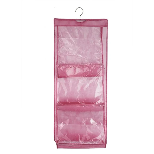 90 x 30 cm Pink 8 Органайзер рюкзак сумки Сумки для хранения подвешивание обуви сумка для хранения высокого качества товары для дома 6 карманы и отделения вешалки - Цвет: 90 x 30 cm Pink