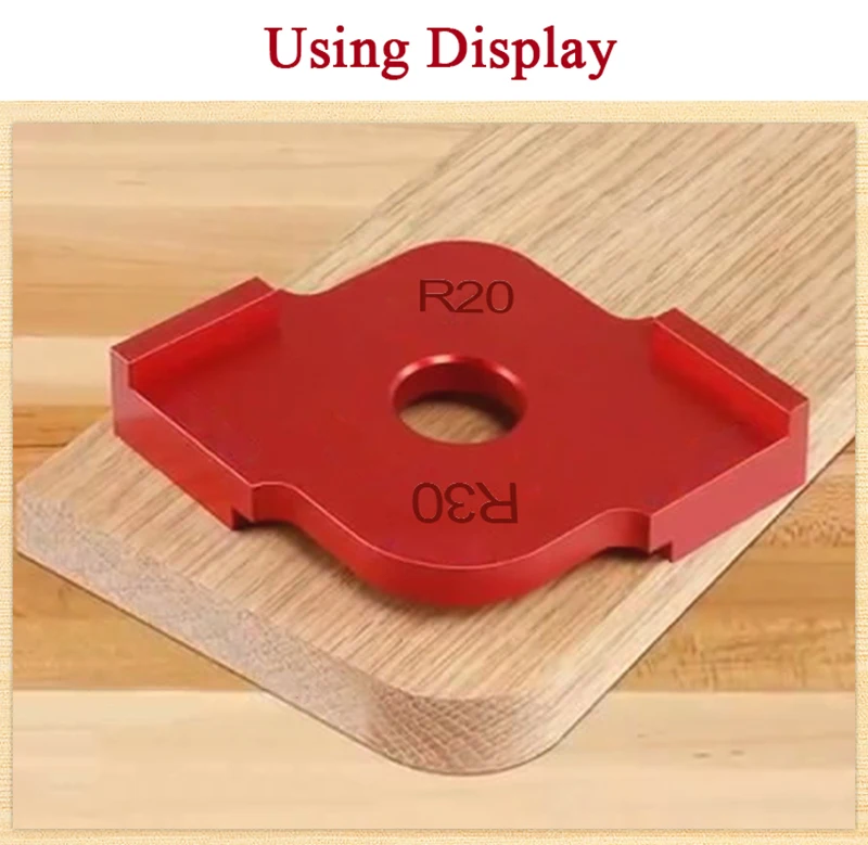 Совершенно новый 1 шт. R10 x R15 + R20 R30 радиус панели дерева Быстрозажимной фрезерный