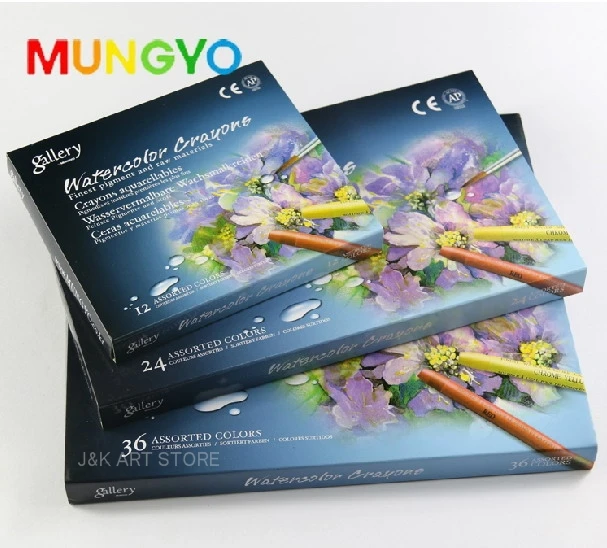 mungyo gallery watercolor crayons for professional artists water