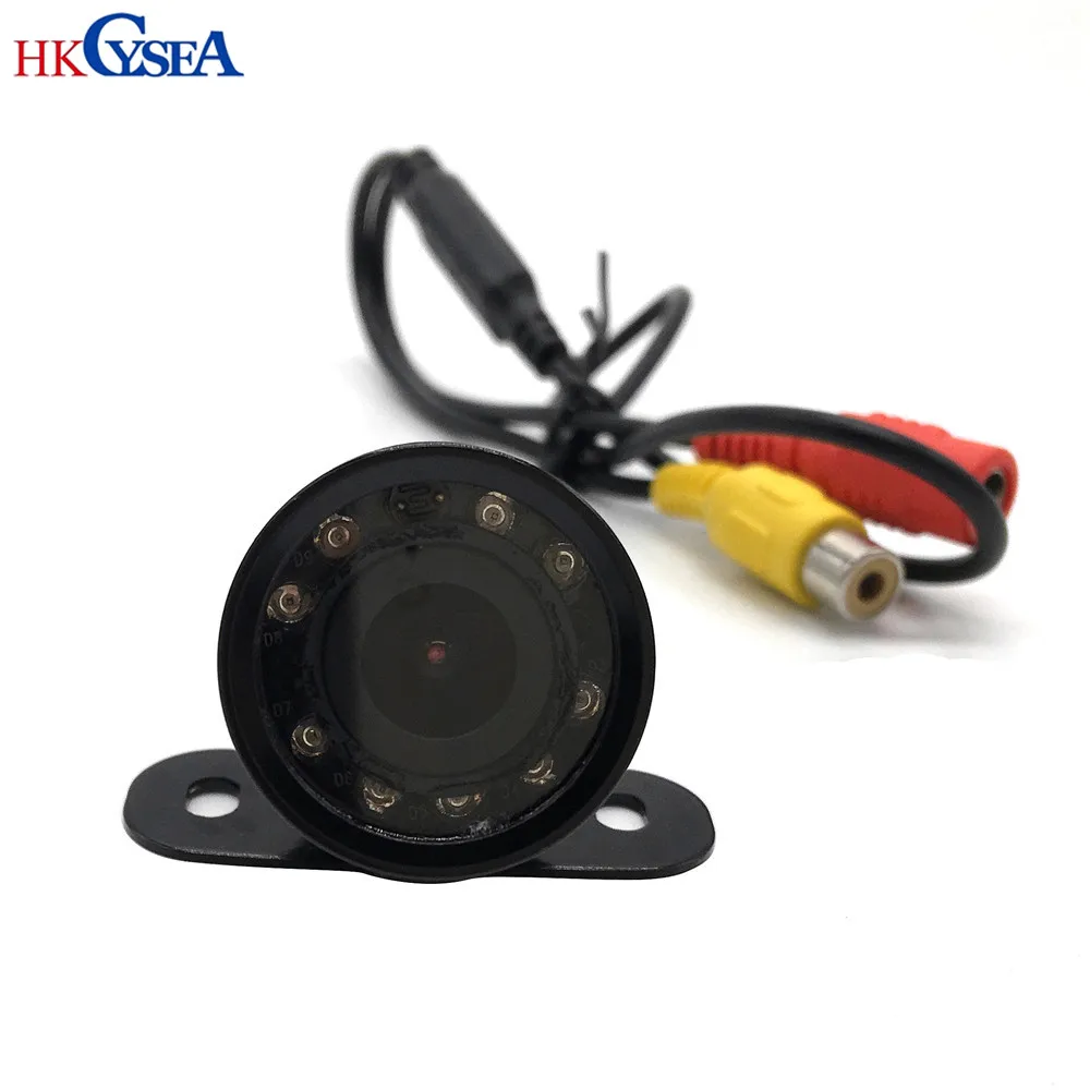 

9led Waterproof Car Rear View CMOS Camera Super Mini Butterfly Parking Backup Reversing Cam without Parking Line(no cable)