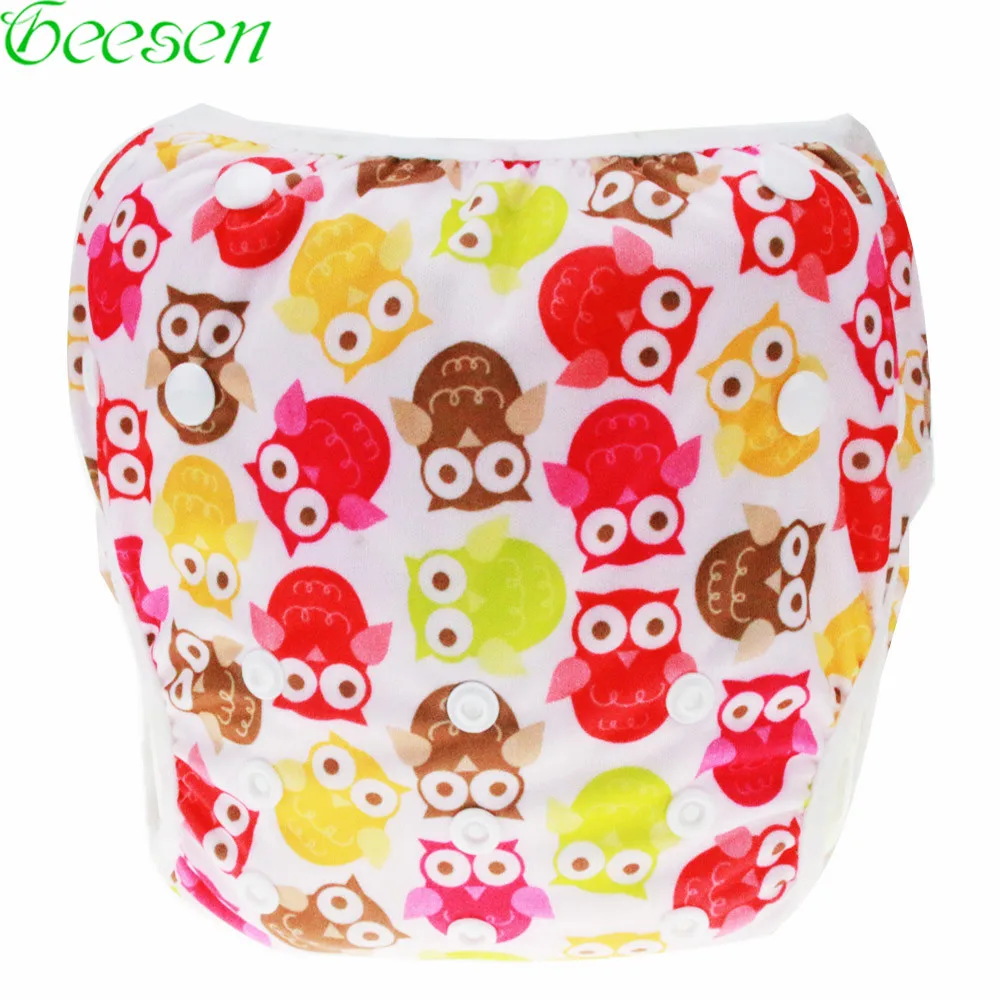 

Baby Swim Diaper Printed Swimming Trunks Cloth Nappy One Size Baby Swimming Pants PUL Children Swimwear Swim Diapers Swimsuit