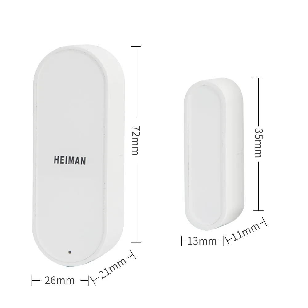 Умный датчик окон и дверей HEIMAN ZigBee интеллектуальное домашнее оборудование для