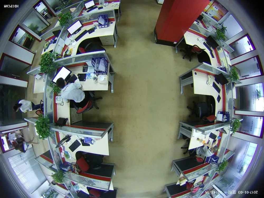 360 degree view ip camera