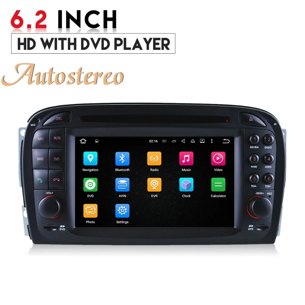 Best Android 9 Car GPS Navigation Car radio DVD player Headunit For Mercedes Benz SL R230 SL500 2001-2007 multimedia player Satnav HD 4