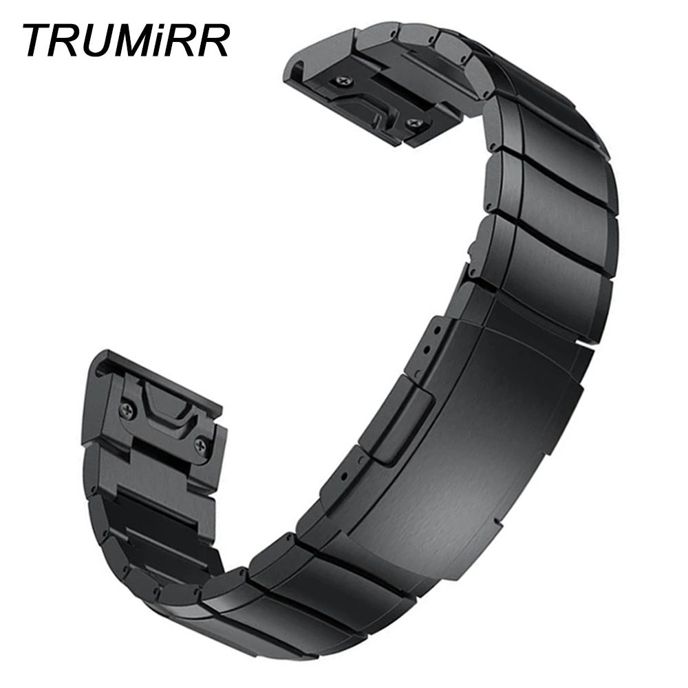 26mm Stainless Steel Watchband + Screwdrivers for Garmin Fenix 3 HR 5X