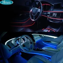 Maykit мини волоконно-оптический осветитель 1,5 Вт RGB изменение цвета и 1 м-5 м 3,0 мм боковое свечение волокна для освещения по периметру автомобиля