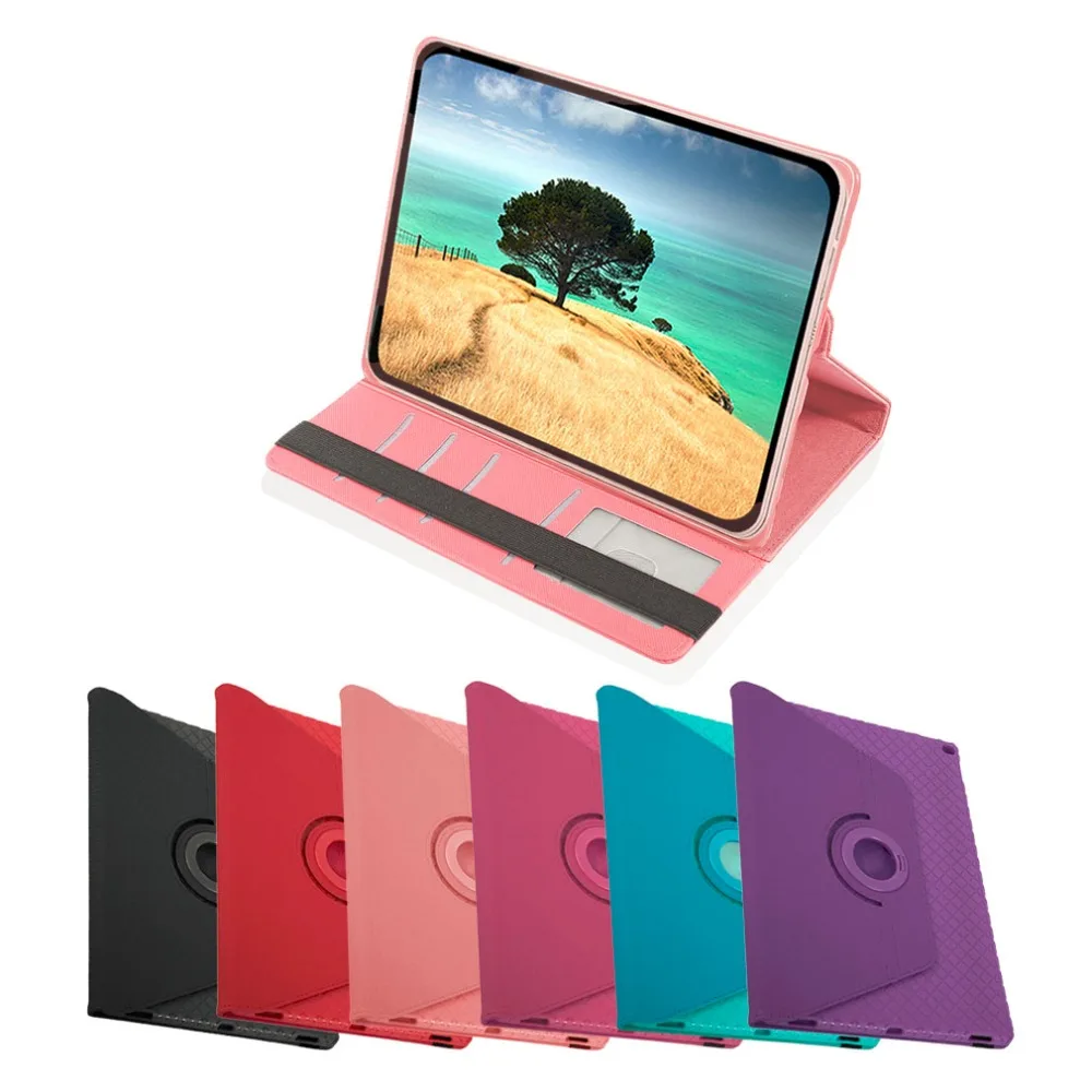 

Shockproof Soft PU Leather Tablet Cover Case Tablet Stand Cover With 360 Degree Rotation Suitable For Ipad Pro 12.9