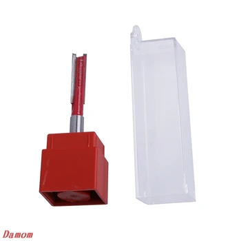 

1/4" Shank 1/4" Blade Double Flutes Straight Router Bit Cutter Woodworking