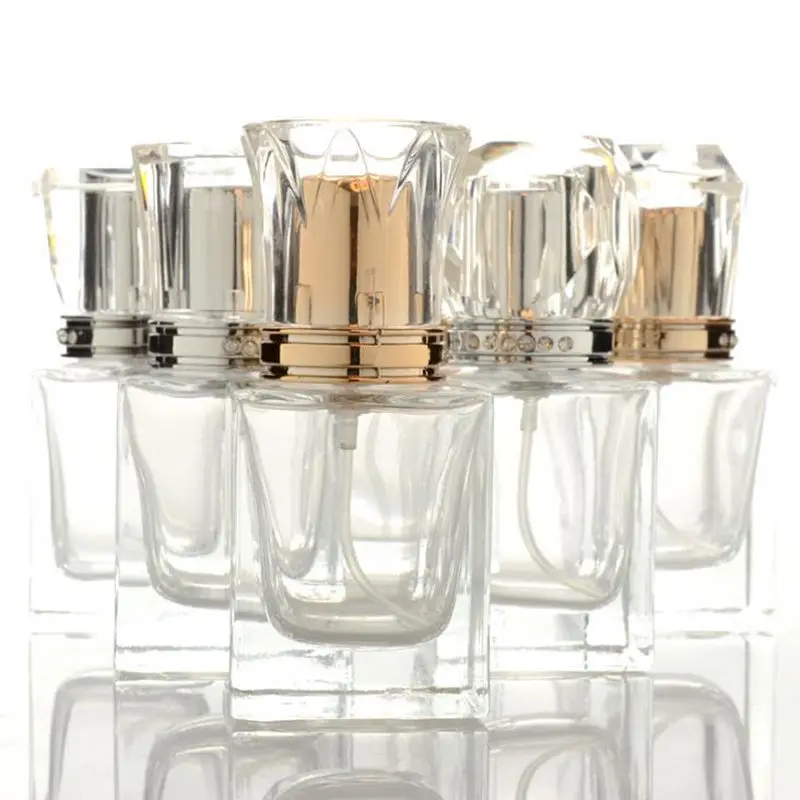 30mL Glass Empty Perfume Bottles with Decoration Spray Glass Refillable
