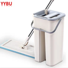 YYBU Magic Cleaning Mops Free Hand Spin Mop with Bucket Fiber Cloth Floors Squeeze Spray Flat Mop Home Kitchen Floor Cleaner YYBU Magic Cleaning Mops Free Hand Spin Mop with Bucket Fiber Cloth Floors Squeeze Spray Flat Mop Home Kitchen Floor Cleaner