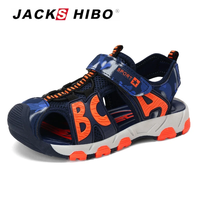 

JACKSHIBO Girl Sandals Close Toe Kids Sandals Toddler Summer Shoes Light Boys Beach Sheos Safe Protection School Water Sandals