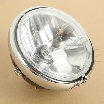 

Motorcycle Moto 5.75" High Low Beam Headlight Lamp For Motorcycle Cruiser Bobber Cafe Racer