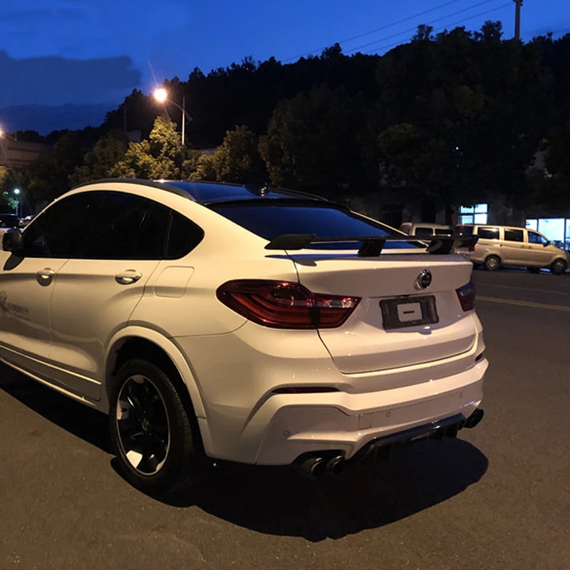 

For BMW F26 Roof Spoiler X Series X4 F26 Xdrive25i xdrive28i Carbon Fiber Rear Spoiler Rear View 2014 2015 2016 HAMANN Style